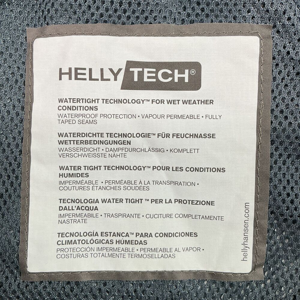 Helly Hansen Packable Ripstop Rain Jacket XL Hood… - image 12